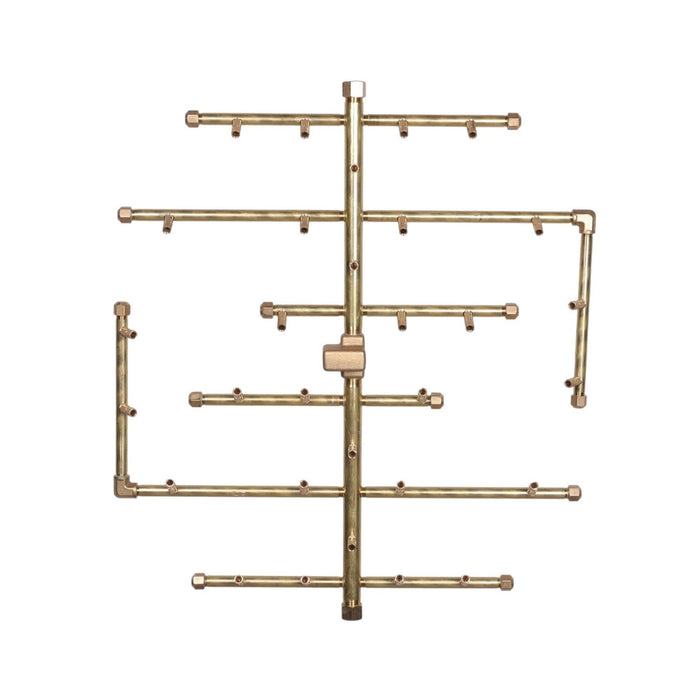 Warming Trends U300 300K BTU Round CROSSFIRE Brass Burner Kit