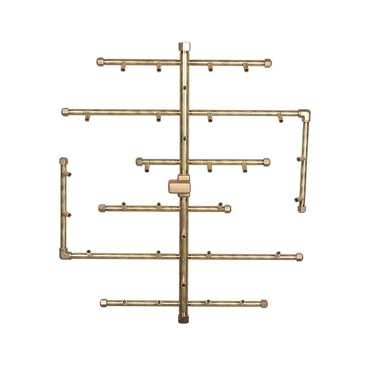 Warming Trends U300 300K BTU Square CROSSFIRE Brass Burner Kit