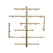 Warming Trends U300 300K BTU Square CROSSFIRE Brass Burner Kit