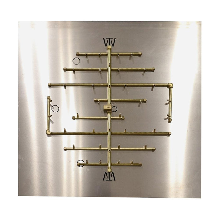 Warming Trends U360 360K BTU Square CROSSFIRE Brass Burner Kit