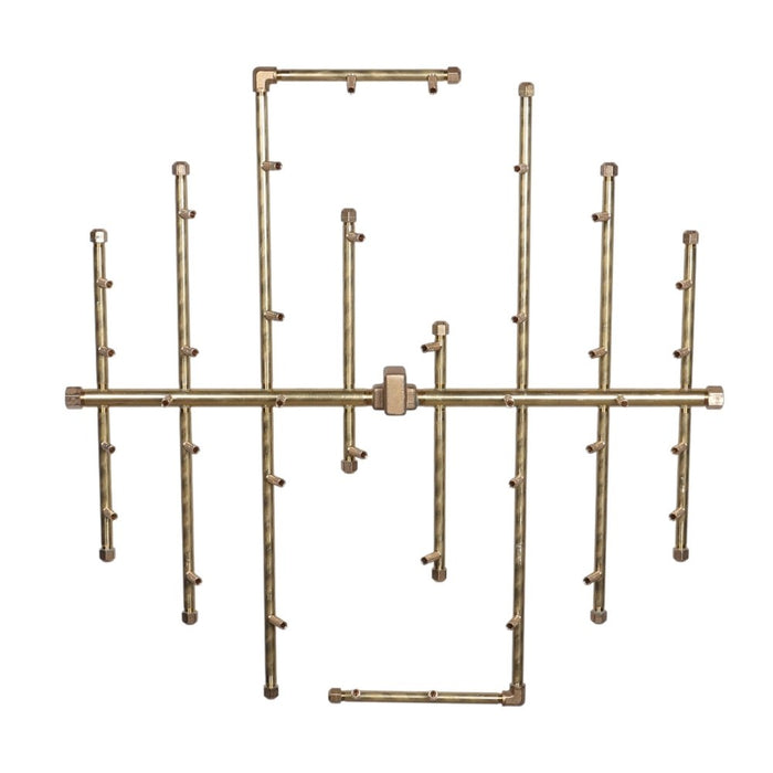 Warming Trends U360 360K BTU Square CROSSFIRE Brass Burner Kit