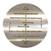 Warming Trends U420 420K BTU Round CROSSFIRE Brass Burner Kit with Plate Fitted