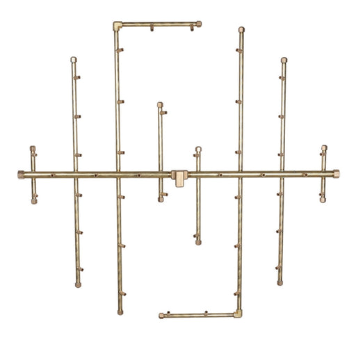 Warming Trends U420 420K BTU Square CROSSFIRE Brass Burner Kit