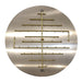 Warming Trends U560 560K BTU Round CROSSFIRE Brass Burner Kit with Plate Fitted