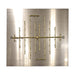 Warming Trends U560 560K BTU Square CROSSFIRE Brass Burner Kit with Plate Fitted