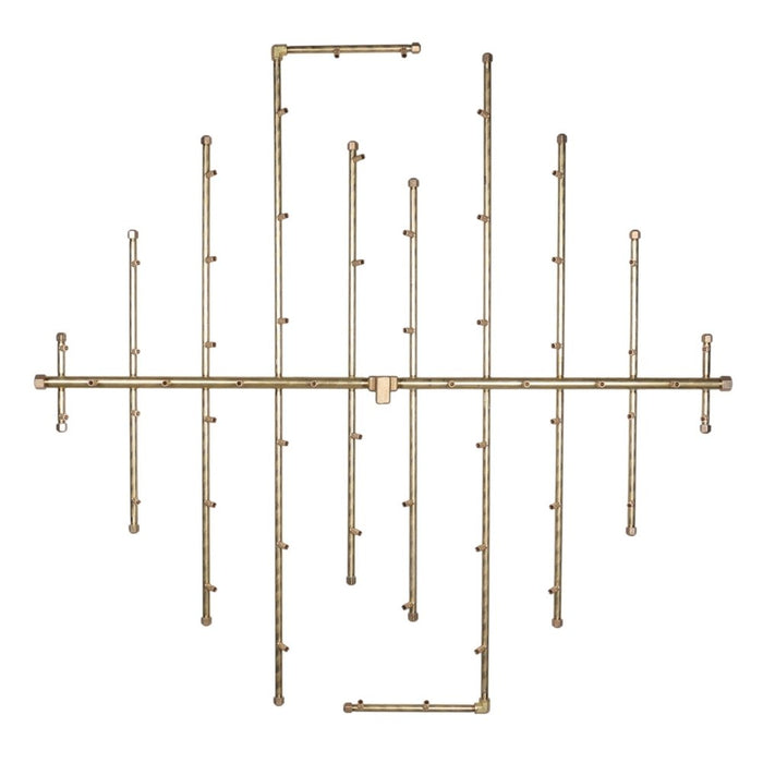 Warming Trends U560 560K BTU Square CROSSFIRE Brass Burner Kit