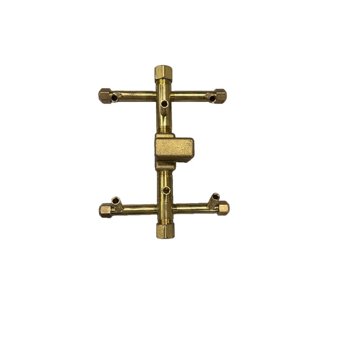 Warming Trends U60 60K BTU Round CROSSFIRE Brass Burner Kit
