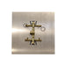 Warming Trends U60 60K BTU Square CROSSFIRE Brass Burner Kit