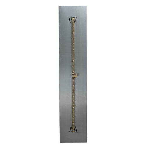 Warming Trends UL210 210K BTU Linear CROSSFIRE Brass Burner Kit with Plate Fitted