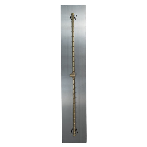 Warming Trends UL250 250K BTU Linear CROSSFIRE Brass Burner Kit with Plate Fitted