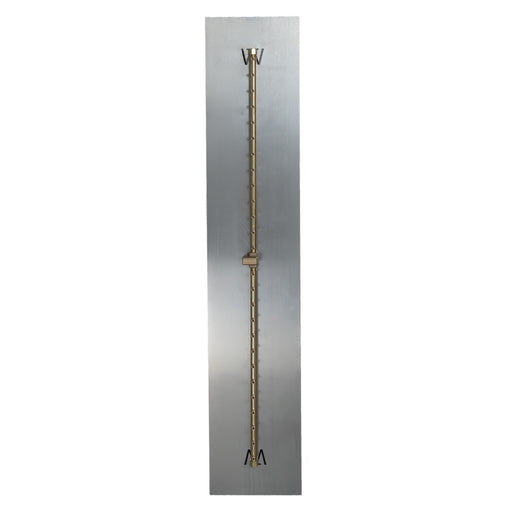 Warming Trends UL270 270K BTU Linear CROSSFIRE Brass Burner Kit with Plate Fitted