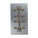 Warming Trends UT110 110K BTU Tree-Style CROSSFIRE Brass Burner Kit with Plate Fitted