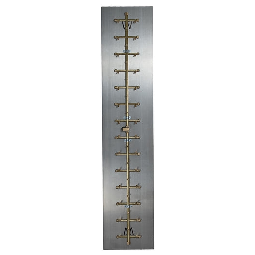 Warming Trends UT410 410K BTU Tree-Style CROSSFIRE Brass Burner Kit with Plate Fitted