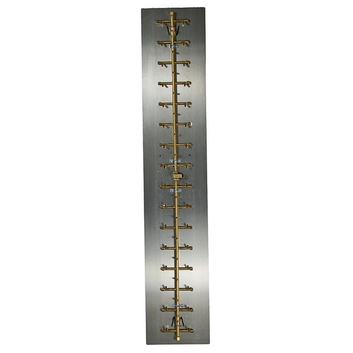Warming Trends UT470 470K BTU Tree-Style CROSSFIRE Brass Burner Kit with Plate Fitted