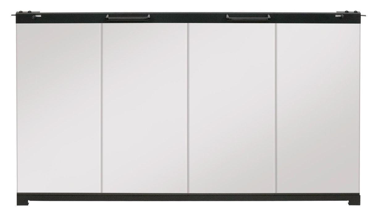 Glass Bi-Fold Inspired Door for Dimplex 33 Deluxe Built-In Electric Firebox