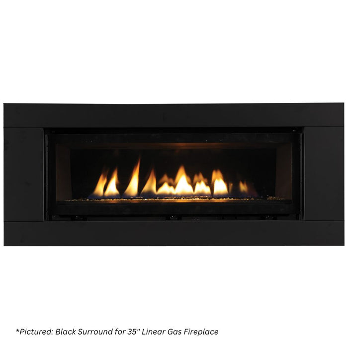 Superior 35" Direct Vent Linear Gas Fireplace | DRL2035