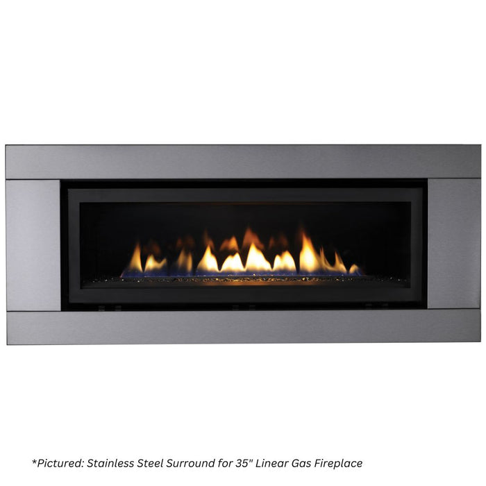 Superior 35" Direct Vent Linear Gas Fireplace | DRL2035